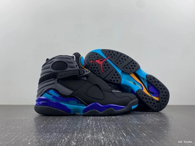 1st Kicks Shoes Retro 305381-025 8 Aqua Jordan (2015) 0817